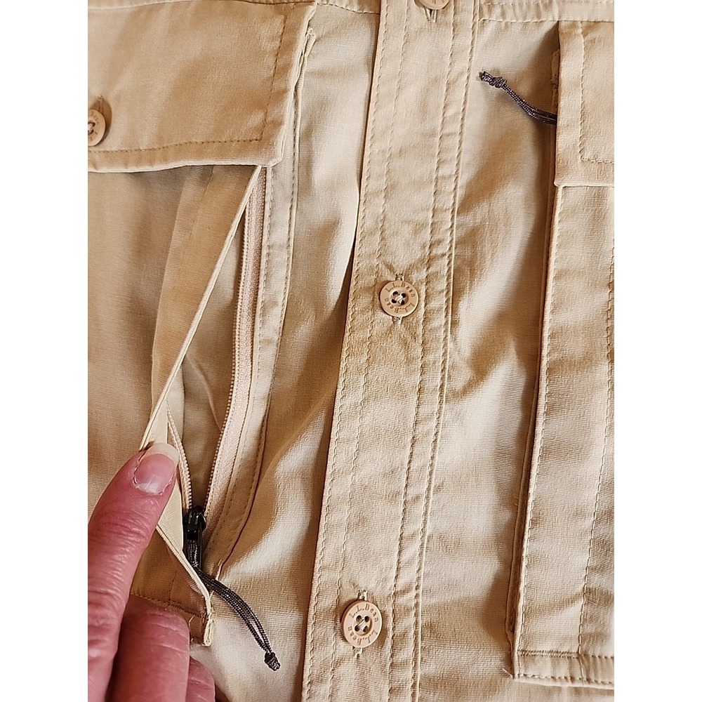 LL Bean Mens No Fly Zone Button Up Shirt‎ XXL Insect Repellent Fishing Outdoors - Picture 4 of 14